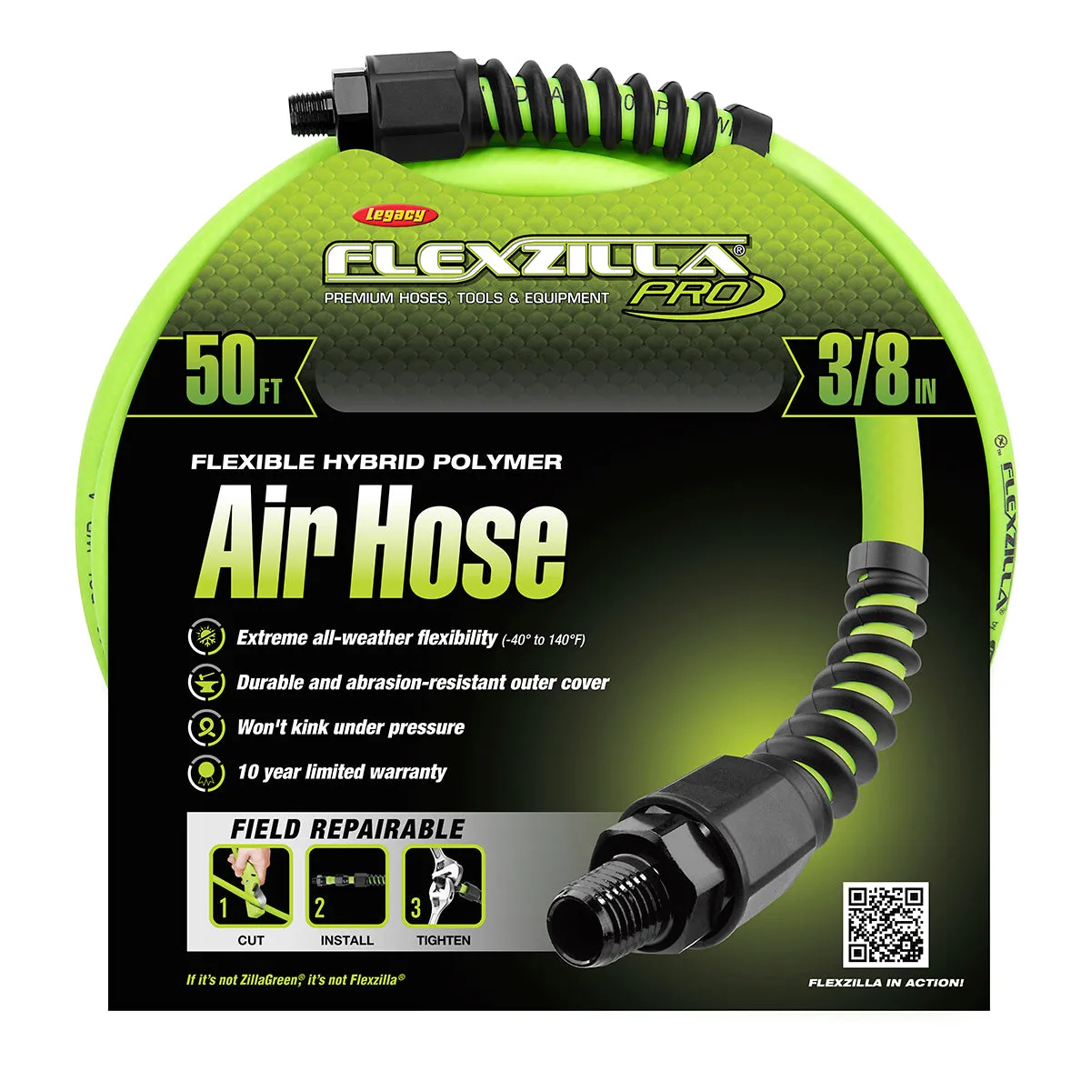 Fzp Air Hose 3/8in 50ft 1/4mnpt product image