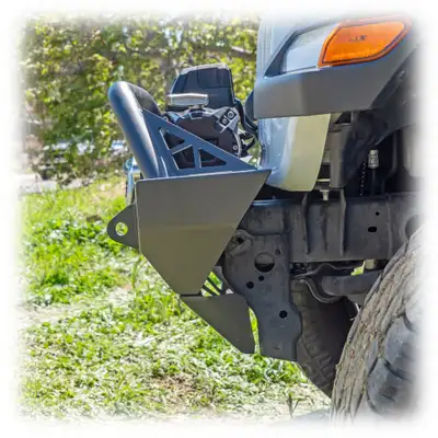 Turn Offroad Jeep JK/JL/JT Front Bumper with Welded-On Bull Bar & Skid Plate | 2007–2025