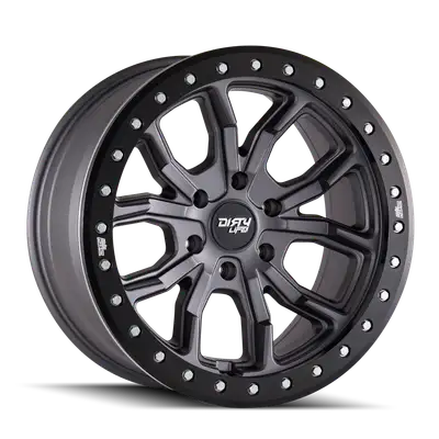 DIRTY LIFE Dirty Life Race Wheels DT-1 9303 Satin Gunmetal 17X9 5-114.3 -12Mm 72.6Mm