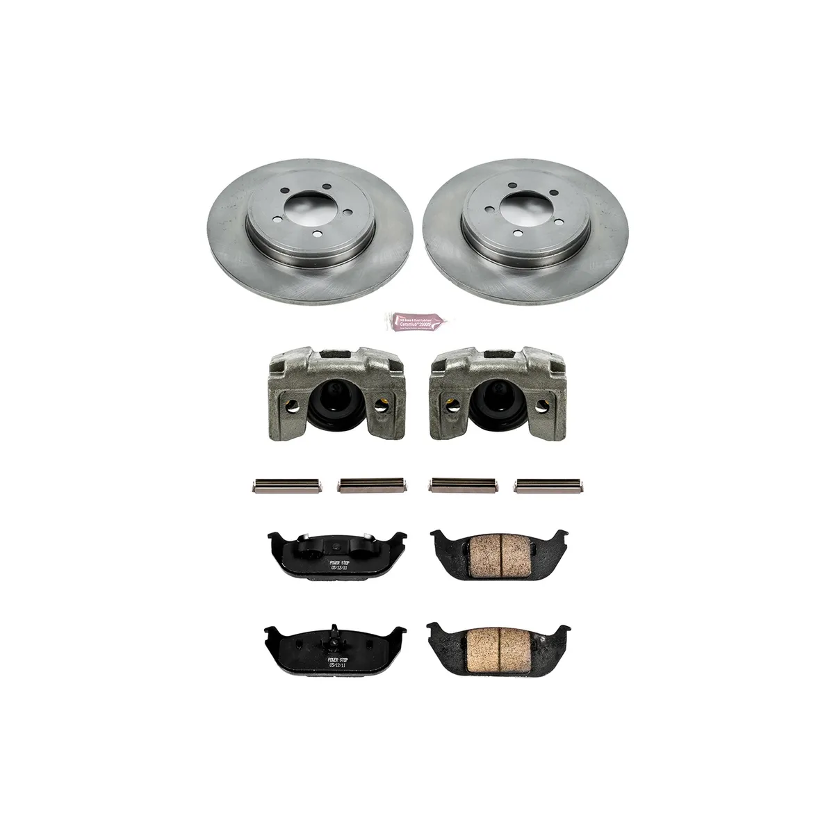 Z17 Direct Replacement Kit: Rotors; Ceramic Pads; Calipers product image