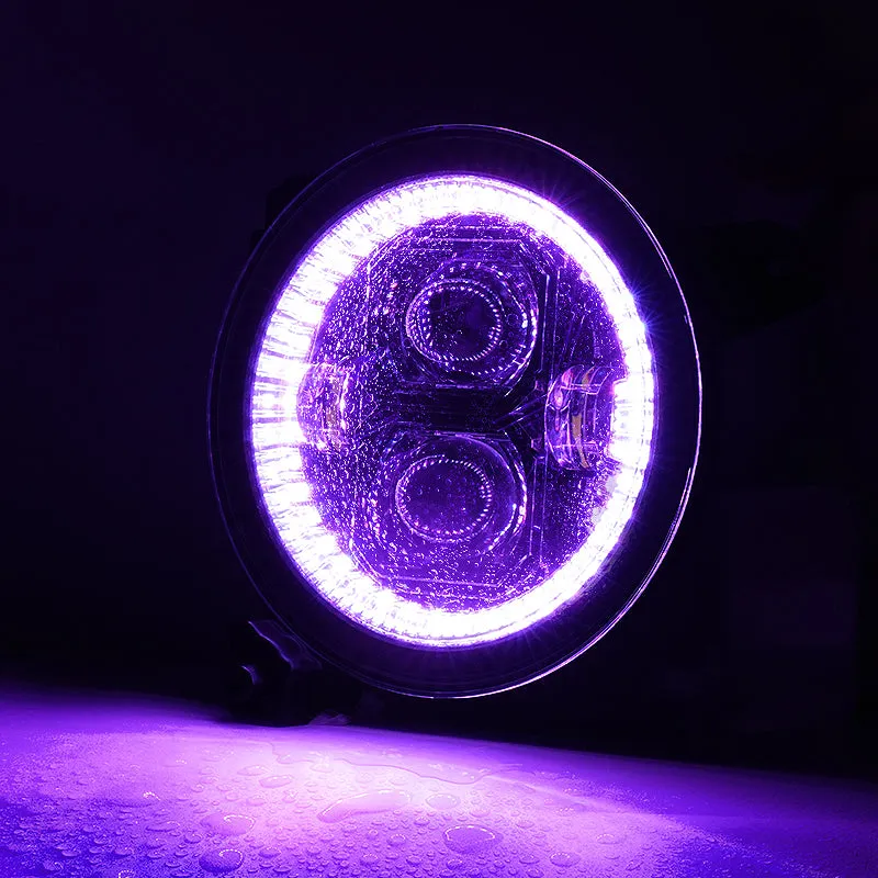 9'' RGBW LED Headlights for Jeep Wrangler JL and GLadiator JT product image