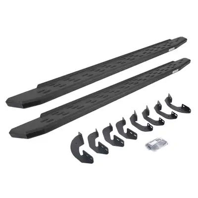 Go Rhino Go Rhino 69641580T - RB30 Running Boards with Mounting Bracket Kit - Protective Bedliner Coating
