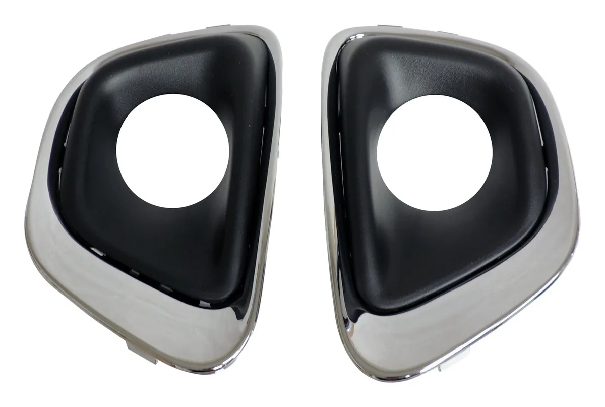 Front Chrome Fog Lamp Bezel Set for 2014-2017 Jeep MK Compass product image