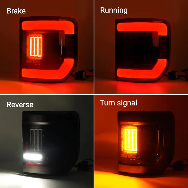 Flush Mount LED Tail Lights Compatible Blind Spot Sensor for Jeep Gladiator JT product image