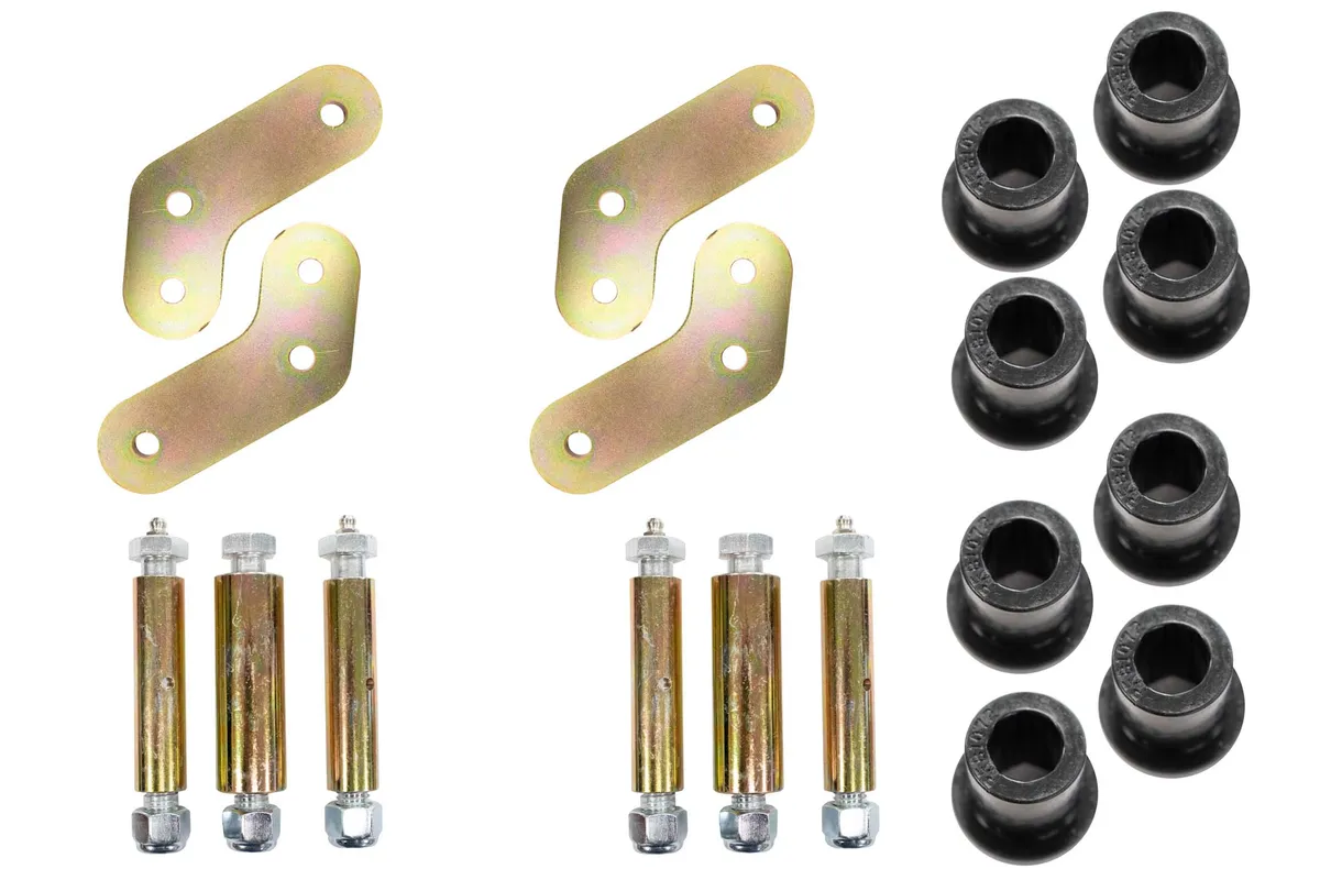 Fishbone Offroad Rear Boomerang Shackles for 1987-1995 Jeep Wrangler FB27251 product image