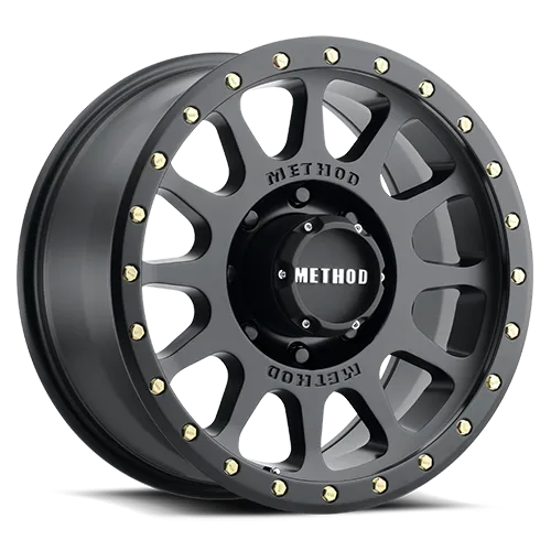 Aluminum Wheels 18x9 NV MR305 Bolt Pattern 8 On 170 Offset -12 Lip Size 1.46 Matte Black MB Method product image