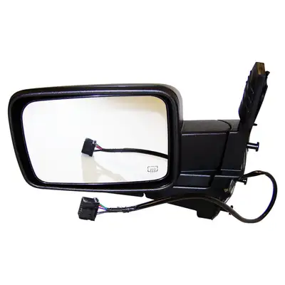 Crown Automotive Jeep Replacement Crown Automotive Jeep Replacement 55396637AD Left Power, Heated, Manual Folding Mirror for 2006-2010 Jeep XK Commander