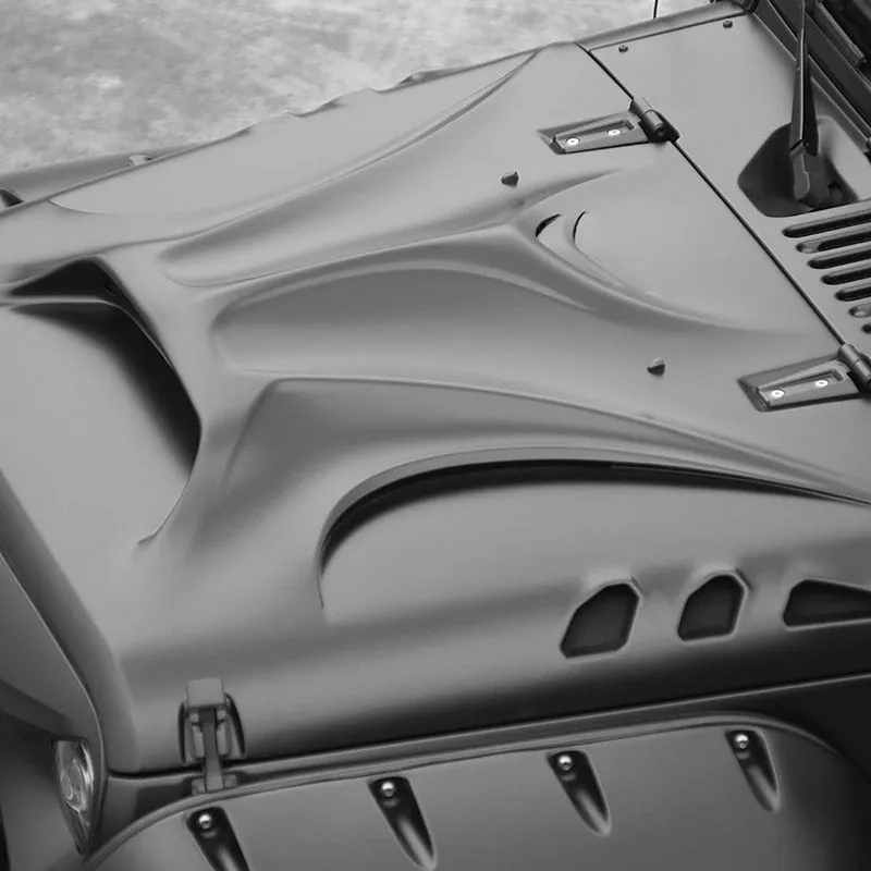 Jeep White Color Fiber Glass Hood for Wrangler JK JKU product image