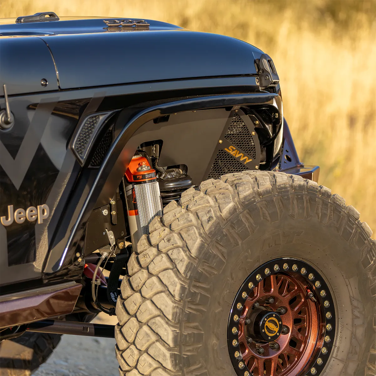 18c Wrangler/20c Gladiator Front Inner Fender Liner Raw product image