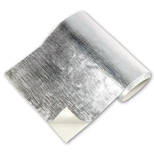 Heat Barrier 12 Inch x 12 Inch Up to 2000 Degree F Silver Adhesive Backed Thermo Tec product image