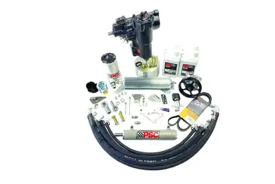 PSC Motor Sports PSC Cylinder Assist™ Steering Kit for Aftermarket Front Axle 8in Lock-to-Lock 1.625in Tie Rod - JL 392 Only 2021+