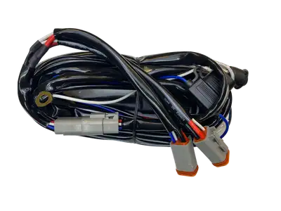 Vivid Lumen Industries Light Bar Wire Harness - Dual DT-4 Connector - 400W Vivid Lumen
