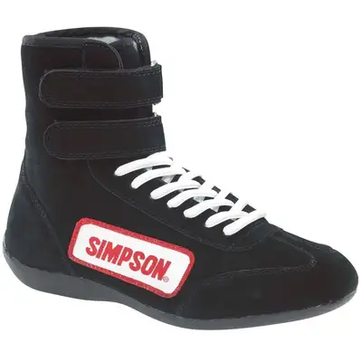Simpson Safety Simpson High Top Shoe Size 7.5 Black