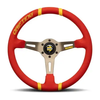 MOMO Tuning & Safety Steering Wheel Drifting Red