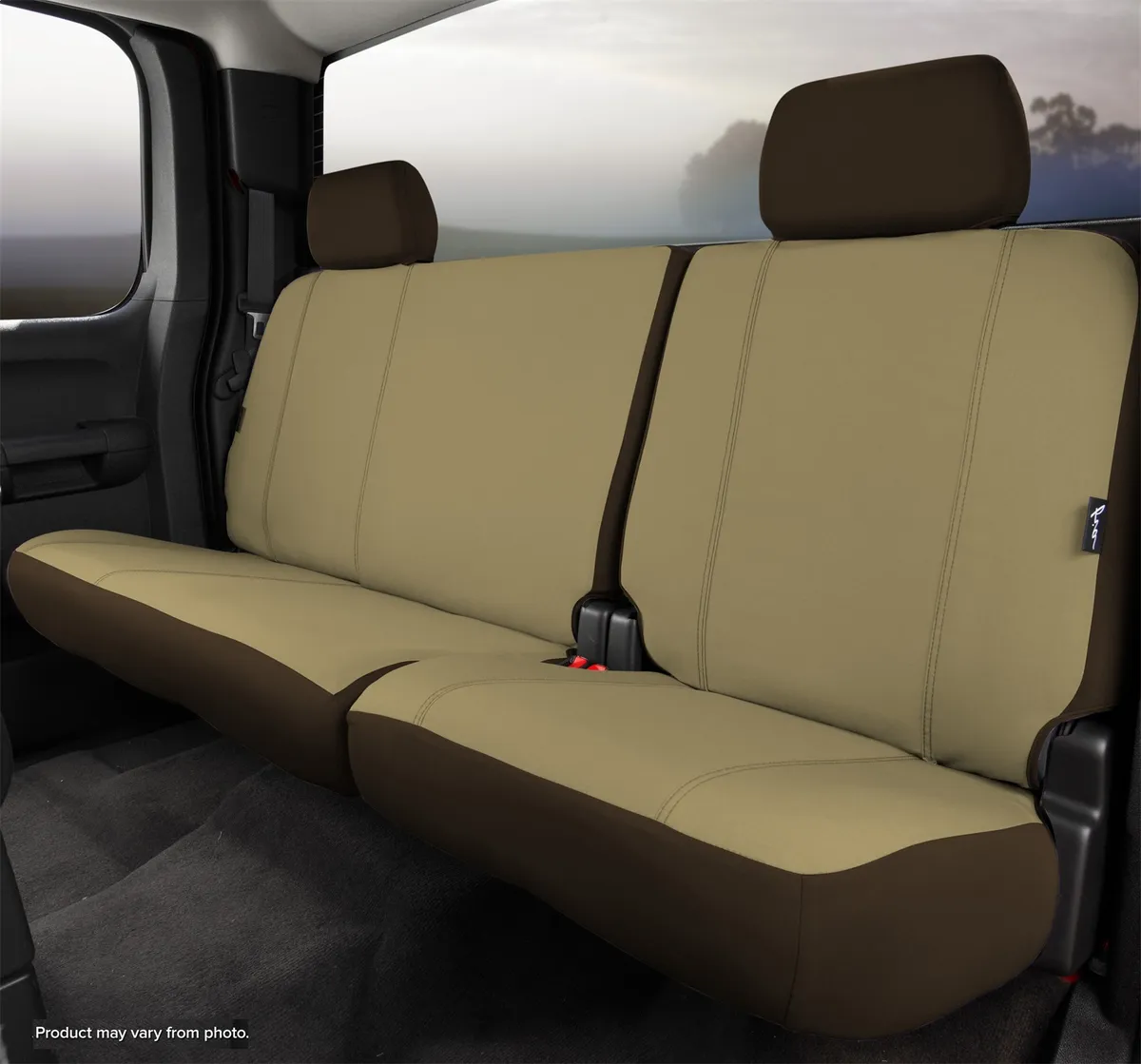 FIA SP82-11 TAUPE SP80 Series - Seat Protector Poly-Cotton Custom Fit Rear Seat Cover - Taupe product image