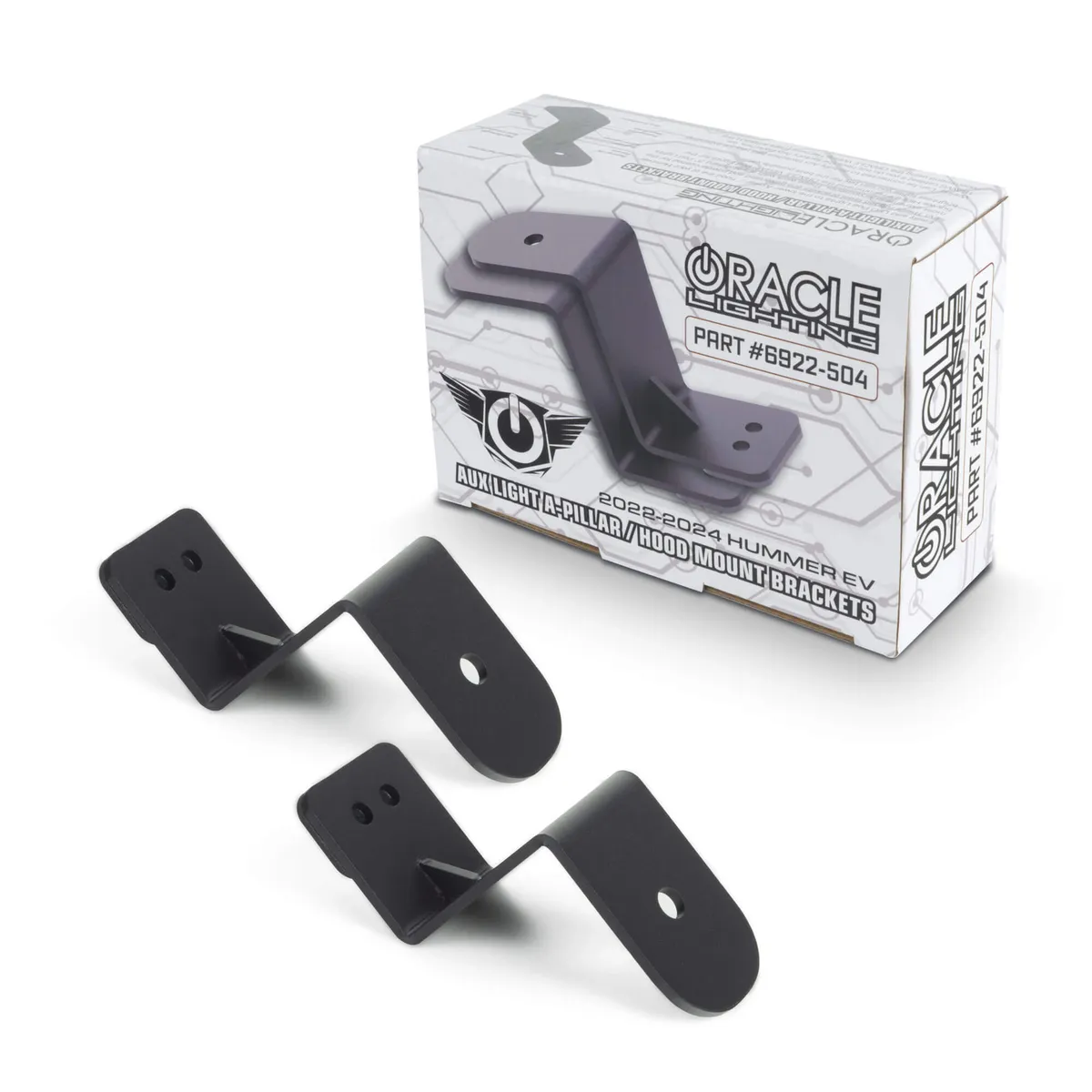 ORACLE Lighting 2022-2025 Hummer EV Aux Light A-Pillar/ Hood Mount Brackets (Pair) product image