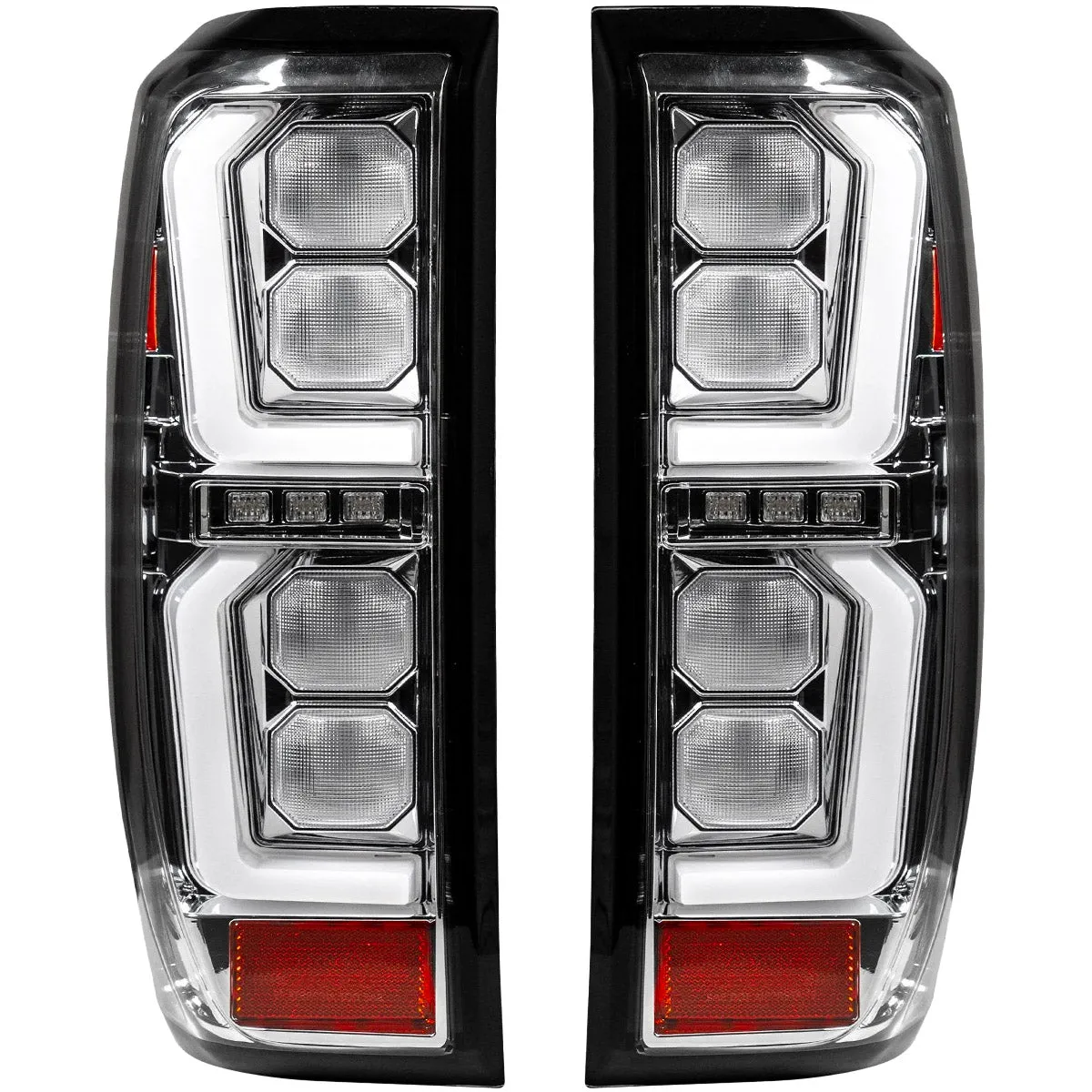 Gmc Sierra 19-20 1500 And 20-21 25003500 Only Fits Single Wheel Body Style Trucks With Factory OEM LED Tail Lights Oled Tail Lights - Smoked Lens product image