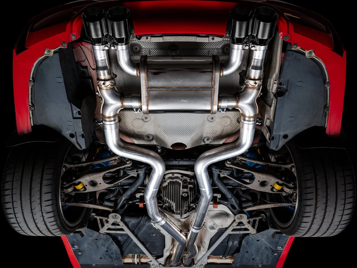 AWE SwitchPath™ Catback Exhaust for BMW F8X M3/M4 - Diamond Black product image