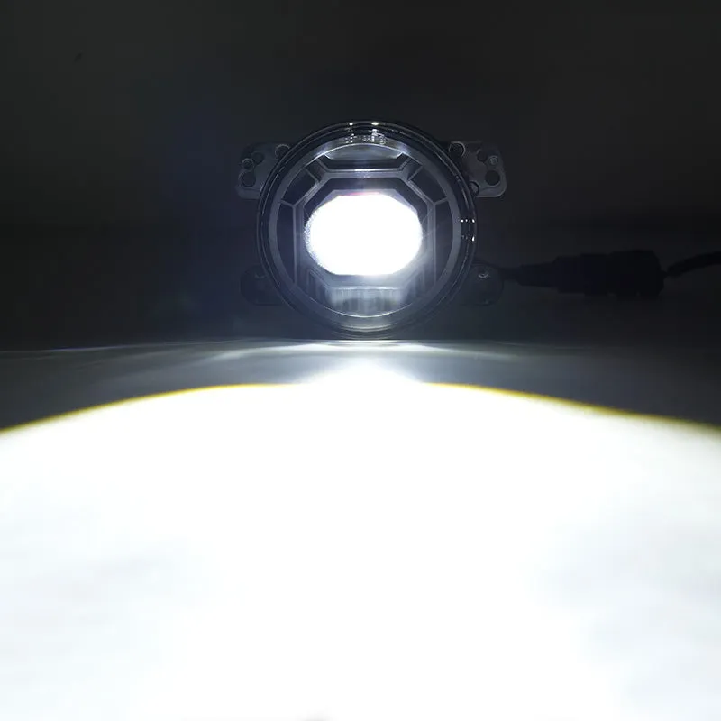 LED Factory Mart 4" 30W Dual Color LED Fog Lights for Jeep Wrangler product image