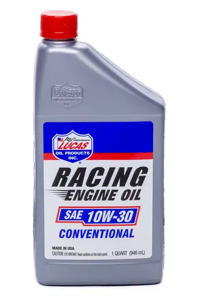 Lucas Oil Products SAE 10w30 Racing Motor Oil 1 qt Case of 6