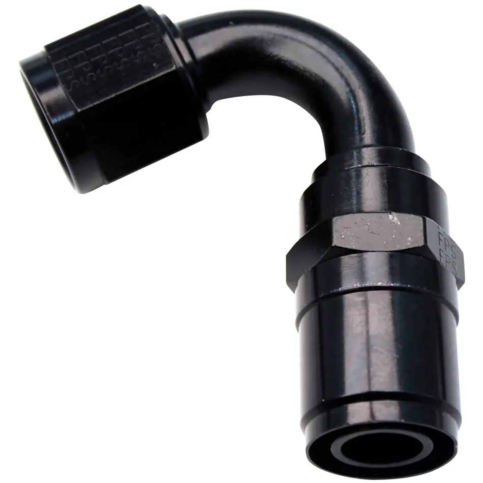 Fragola Performance Systems #12 Race-Rite Crimp-On Hose End 120-Degree