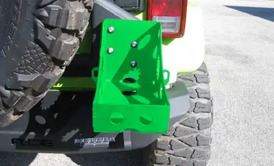 Steinjager Steinjäger Bumpers Wrangler JL 2018 to Present Jerry Can Holder Neon Green