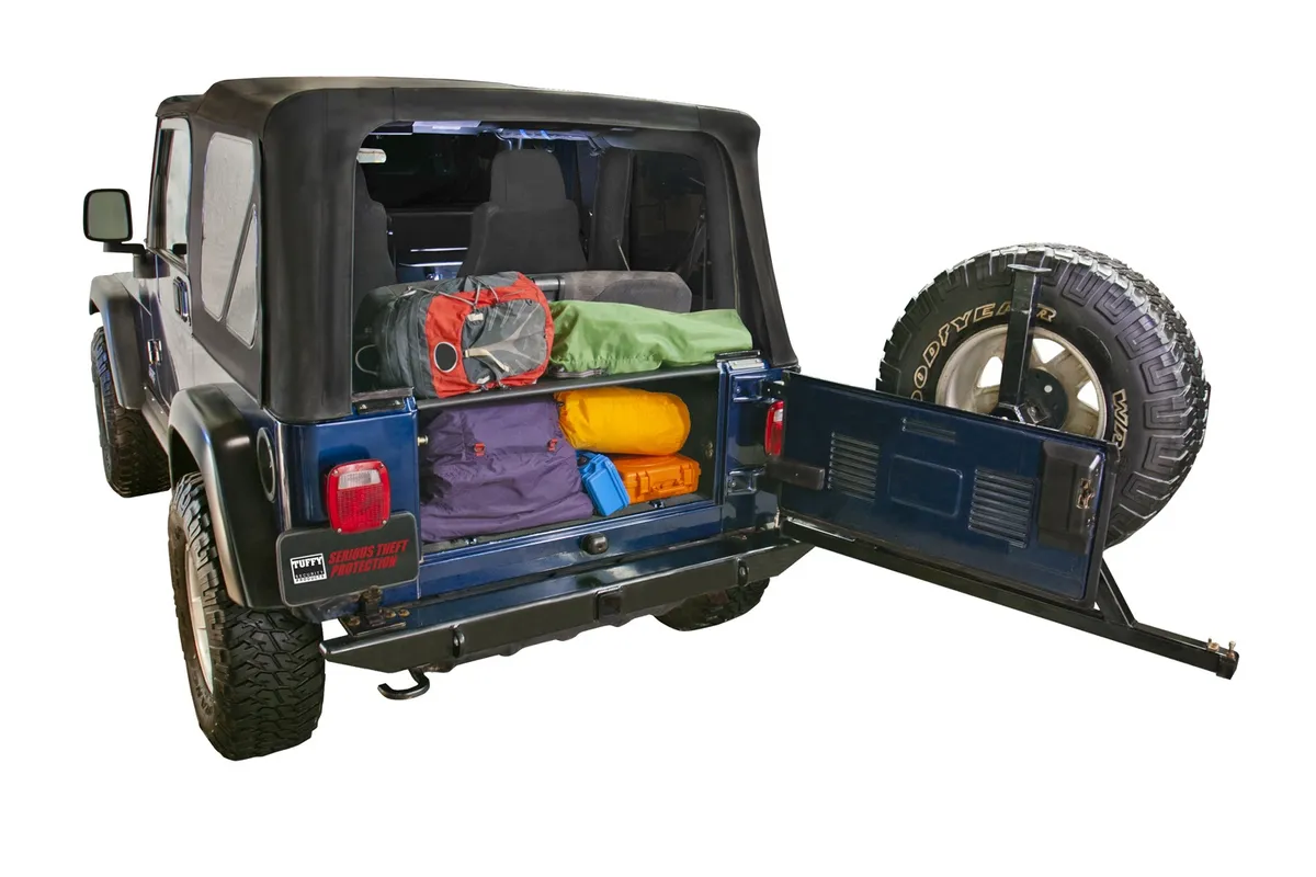 9706 Wrangler Tailgate Security Enclosure Black product image
