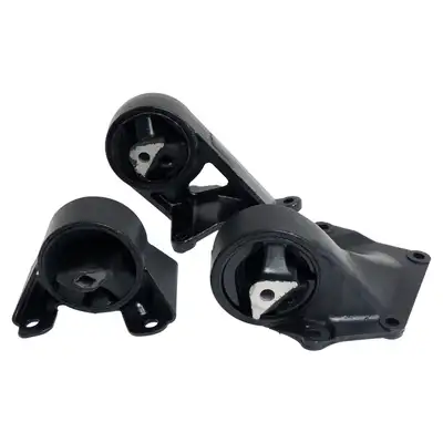 Crown Automotive Jeep Replacement Engine Mount Kit; Incl. 2 Engine Mounts And 1 Transmission Mount;