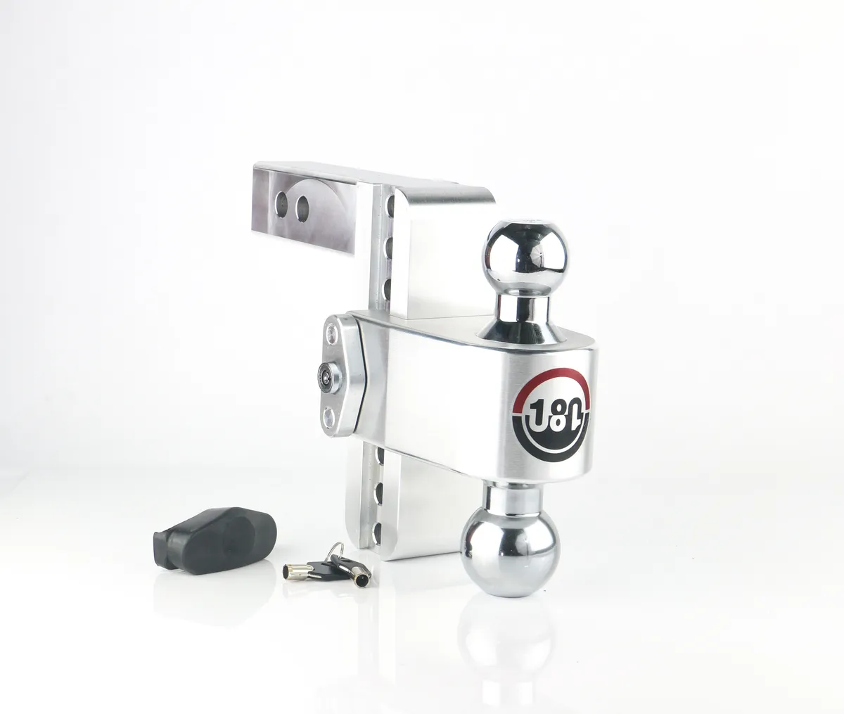 180 Turnover Ball 6 Drop Hitch w/ 2 Shank & Chrome Plated 2 & 25/16 Ball W/W503 product image