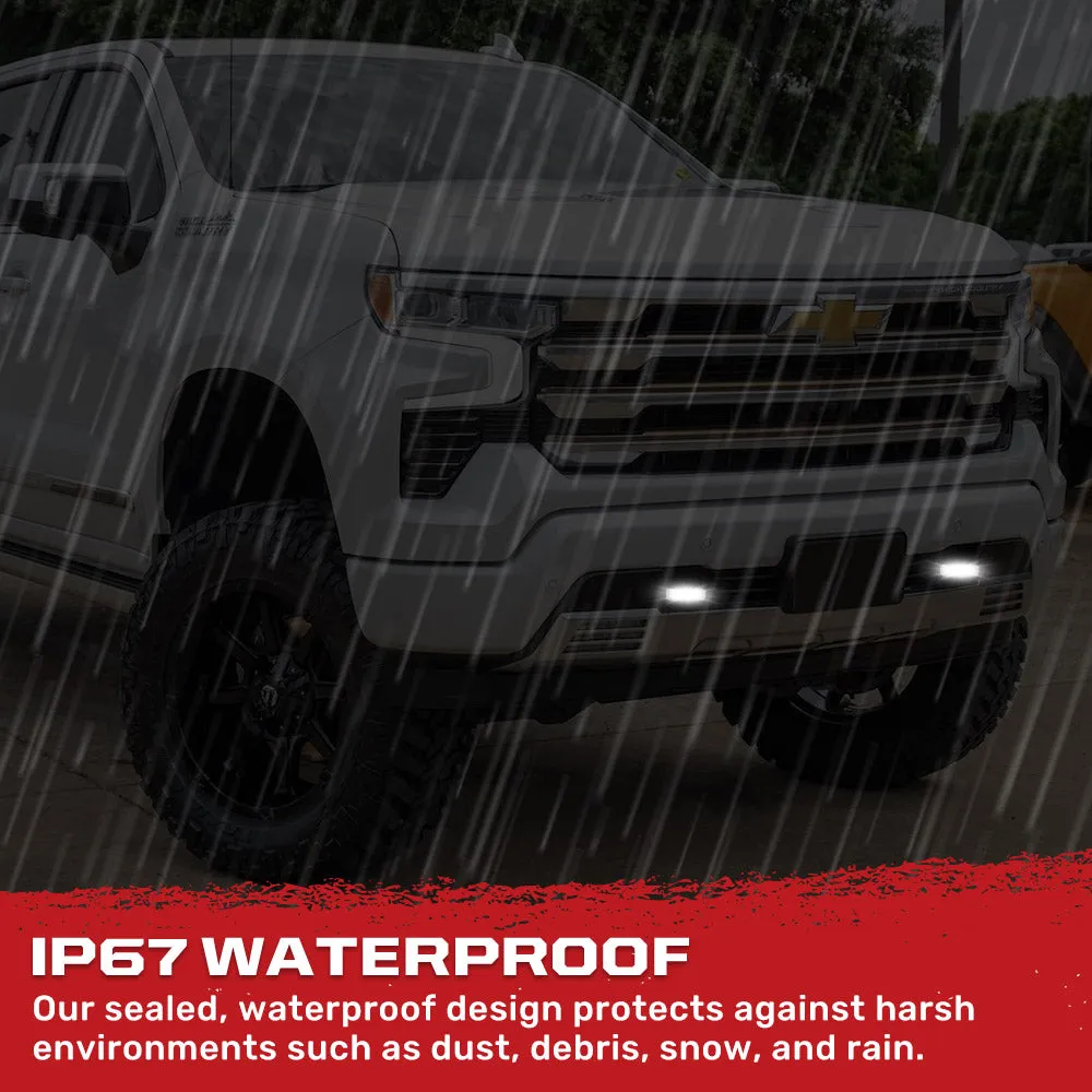 Chevy 20-25 Silverado 2500/3500 Tow Hook Covers 2-Piece Set of Silicone Covers Standard & LED Options - Multiple Colors product image