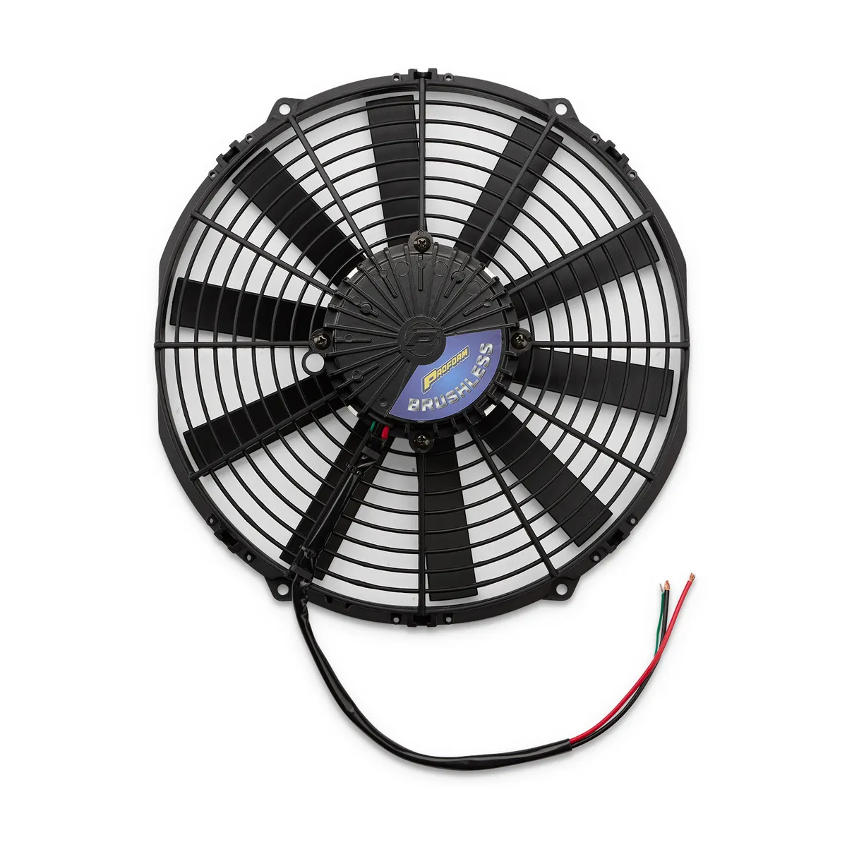 Brushless Ultraperformance 12in Electric Fan 2100 Cfm Straight Blade 12v Puller Only product image