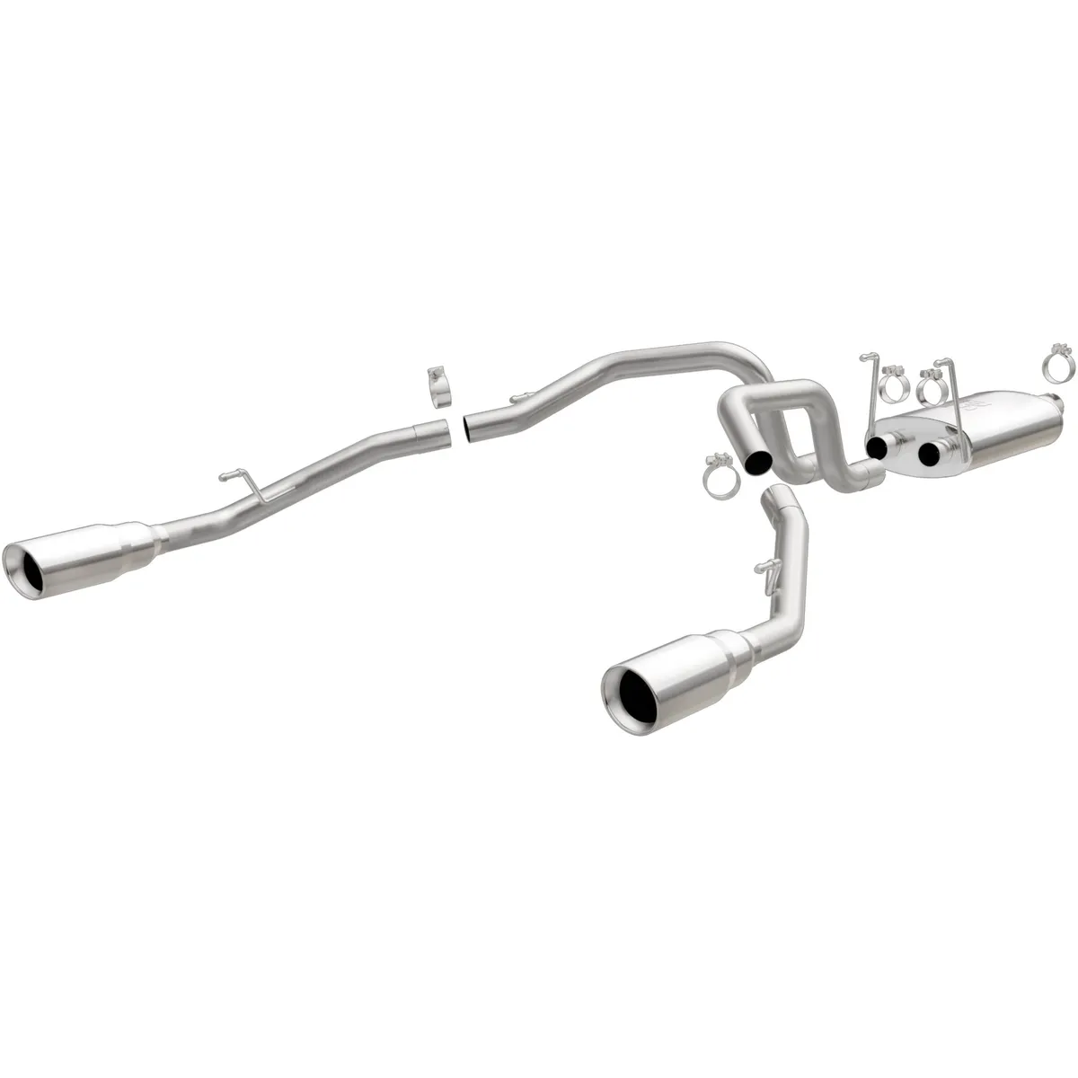MagnaFlow Exhaust Products Dodge 1500 09 Gas 5.7 v8 5.7l Standard Cab/Quad Cab/Crew Cab Short Bed With Factory Duals Dual Split Rear Exit