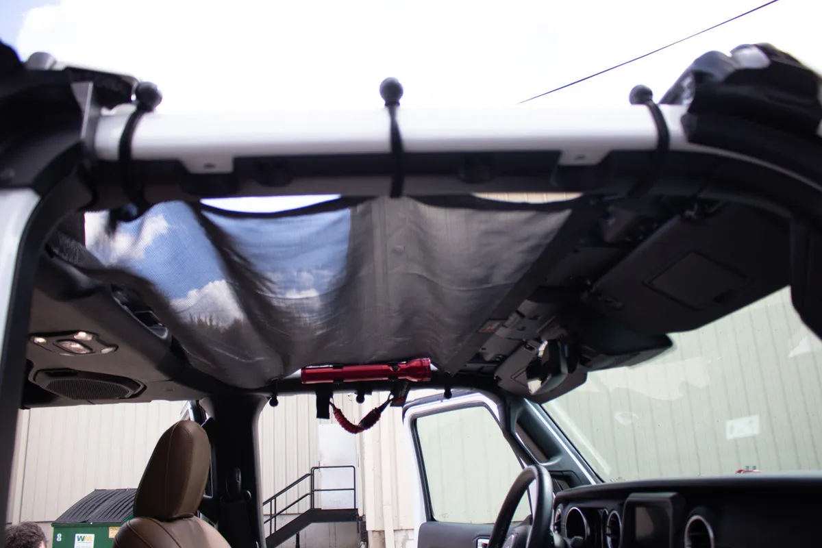 Fishbone Offroad Full Sun Shade for 2018 & Up Jeep Wrangler Unlimited JLU FB51334 product image