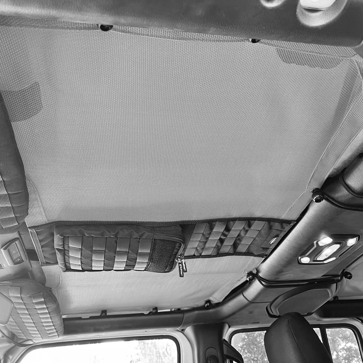 Full 2 Piece Tactical Sun Shade for Jeep Gladiator Top 2019+ w/ optional MOLLE Storage | Pat Pending | Bartact product image
