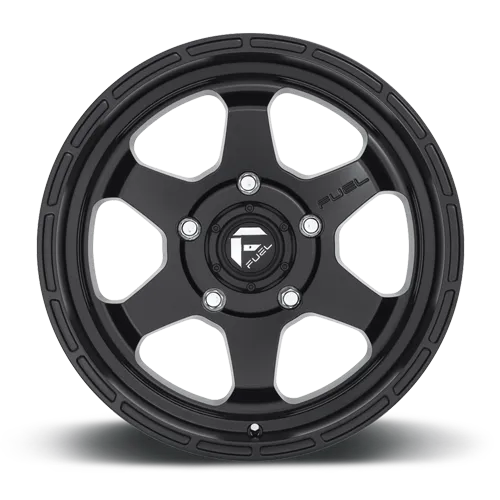 Aluminum Wheels 17X9 Shok D664 6 On 139.7 Matte Black 106.1 Bore 1 Offset 26 Lbs Fuel Off Road Wheels product image