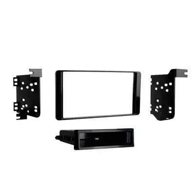 Metra Electronics Custom Fit Mounting Kit; ISO DIN Radio Provision w/Pocket; Incl.: Radio Housing Trim Panel/Brackets/Pocket/Screws;