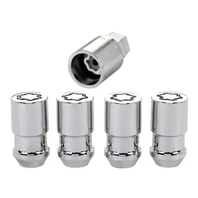 McGard Wheel Lock Set 1/220 Nut Cone Seat Dual 3/4 &13/16 Hex 1.66 in Oal Chrome