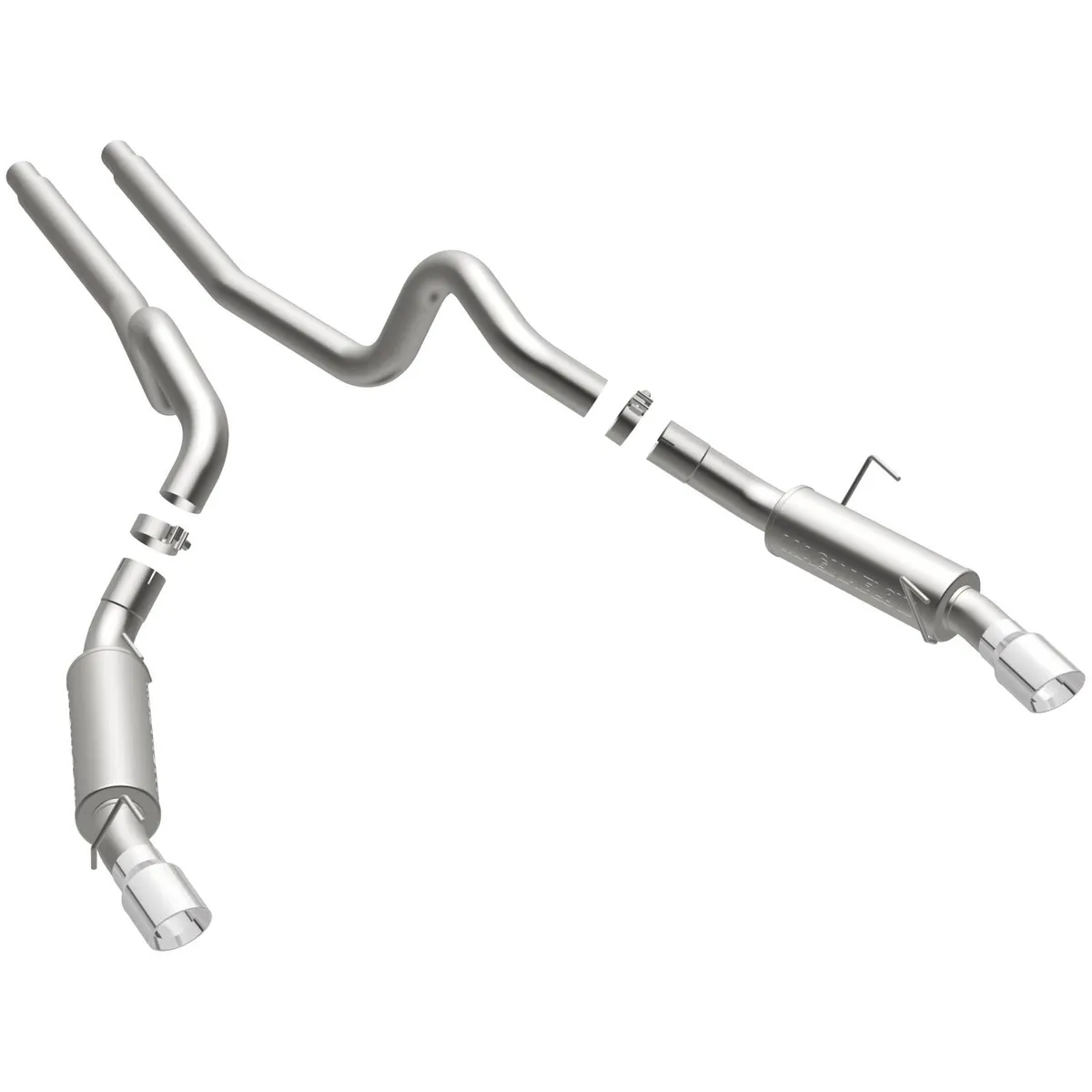 MagnaFlow 2010 Ford Mustang 4.6L | 2010 Ford Mustang 5.4L Competition Series Cat-Back Performance Exhaust System 16572 product image