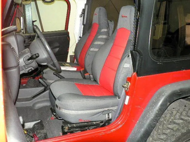 Front Tactical Seat Covers for Jeep® Wrangler TJ 1997-02 (PAIR) w/ MOLLE Bartact product image