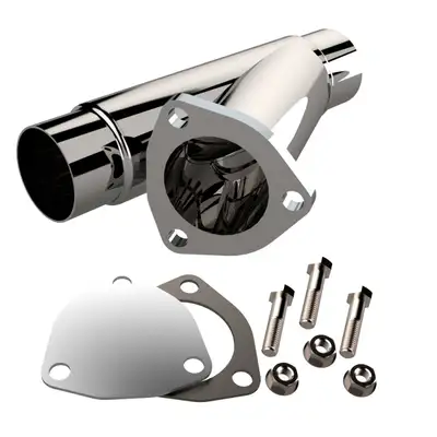 QTP 2.25 Inch Stainless Stee l Exhaust Cutout