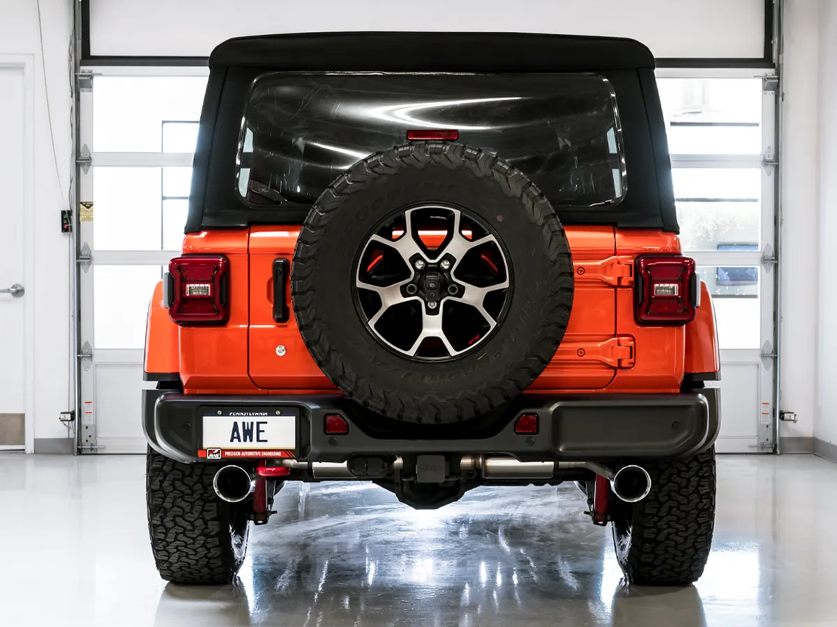 AWE Exhaust Suite for the 3.6L Jeep JL/JLU Wrangler product image