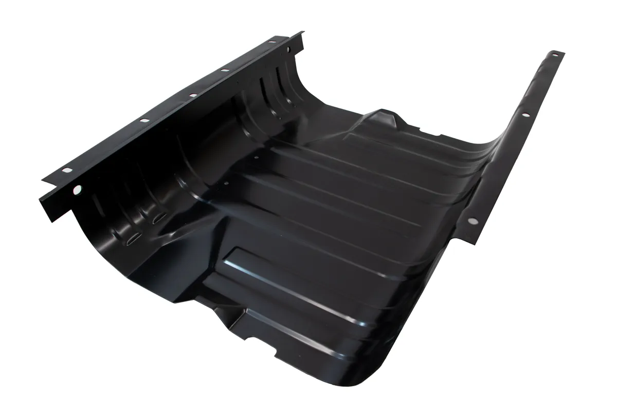 Jeep CJ/YJ Gas Tank Skid Plate W/Strap for 76-90 CJ/Wrangler YJ Black Stainless Kentrol product image