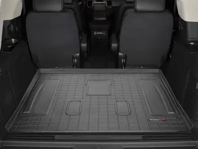 Weathertech 2007 + Cadillac Escalade Black Cargo Liners Behind 2nd seat in vehicles with 3 rows of seats / 2007 + Chevrolet Tahoe Black Cargo Liners Behind 2nd seat in vehicles with 3 rows of seats / 2007 + GMC Yukon Black Cargo Liners Behind 2nd seat in vehicles wi