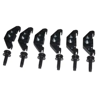 Crown Automotive Jeep Replacement Hard Top Hardware Kit; Incl. 6 Retainers And 6 Screws;