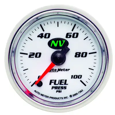 AutoMeter Gauge, Fuel Pressure, 2 1/16", 100psi, Digital Stepper Motor, NV
