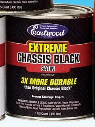 Eastwood Extreme Chassis Black Paint Quart Can