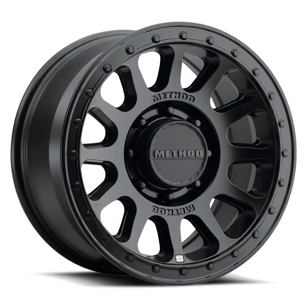 MR709 HD Bead Grip 18x9 12mm Offset 6x135 87mm Centerbore Matte Black product image