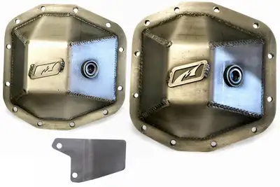 Motobilt Motobilt Dana 44 Front and Rear Differential Cover Kit - Bare Steel - JT/JL