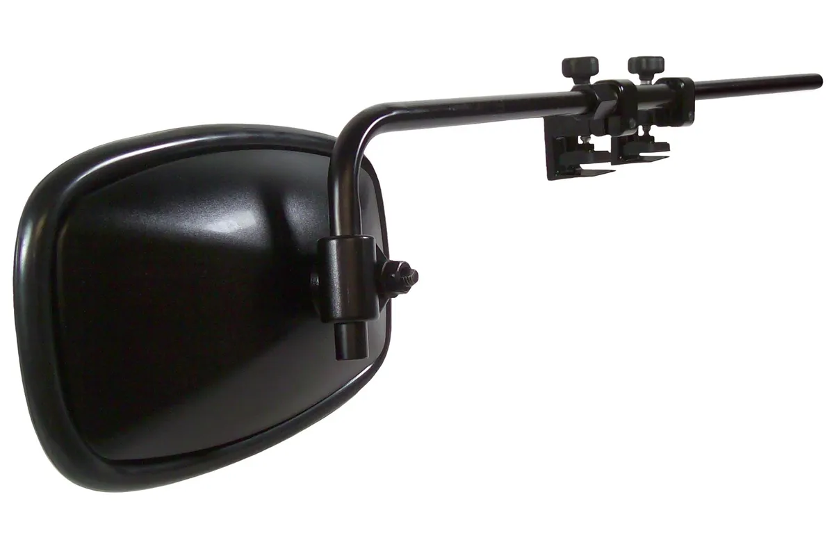 Universal Towing Mirror Kit Adjustable Dual Clamp Mirror Head 71/4in x 41/4in Sold as Single product image