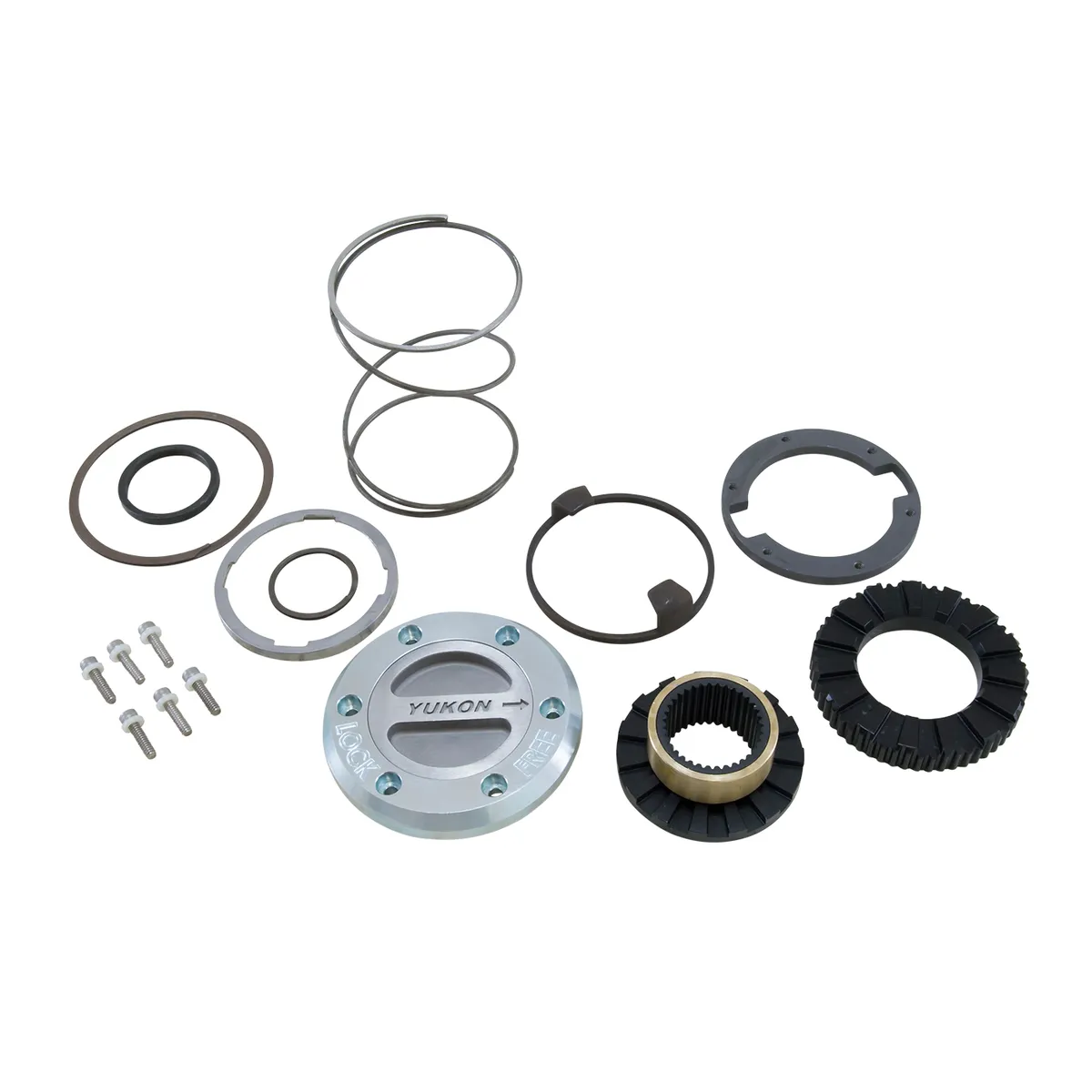 Yukon Gear And Axle Hardcore Locking Hub Dana 60 94-99 Dodge W/Spin Free Kit 1 Side Only D60 35 Spline Locking Hub (1 Side) Dodge '94-99 W/ Spin Free Yukon Gear